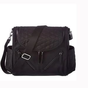 NWOT $295 Rebecca Minkoff 'Jude' Nylon Baby Bag in a Matte Black Finish!